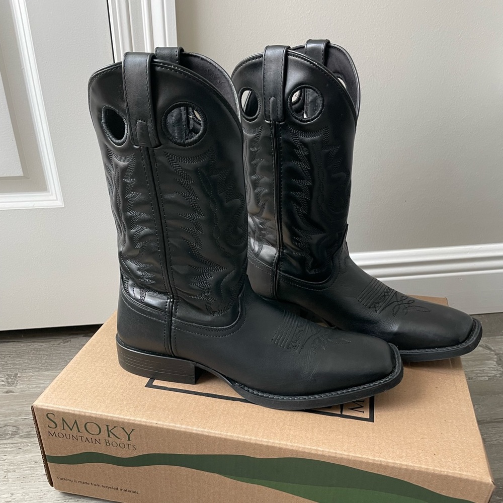 Smoky Mountain Men's Outlaw Western Boot Square T… Gem